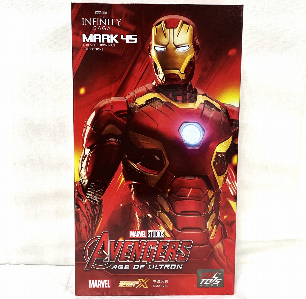 ZD Toys アイアンマン Mark 45 1/10アクションフィギュア 「エイジ・オブ・ウルトロン」