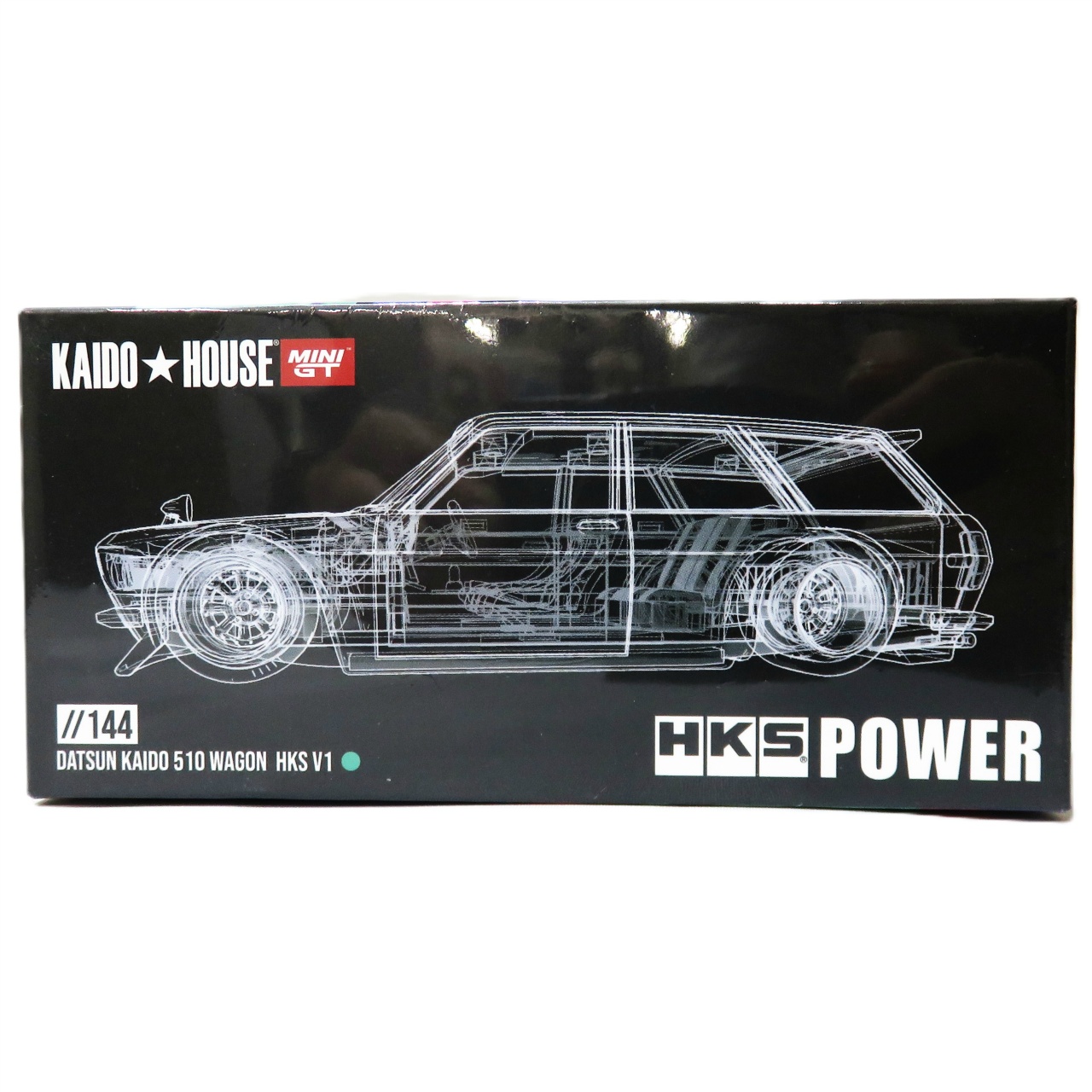 TSM 1/64 MINI GT ダットサン ストリート 510 ワゴン HKS V1(右ハンドル)