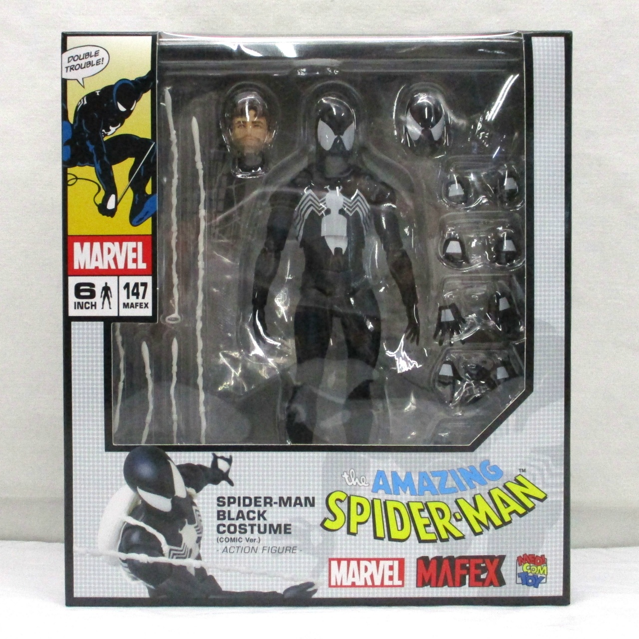 MEDICOM TOY MAFEX No.147 Spider-Man Black Costume