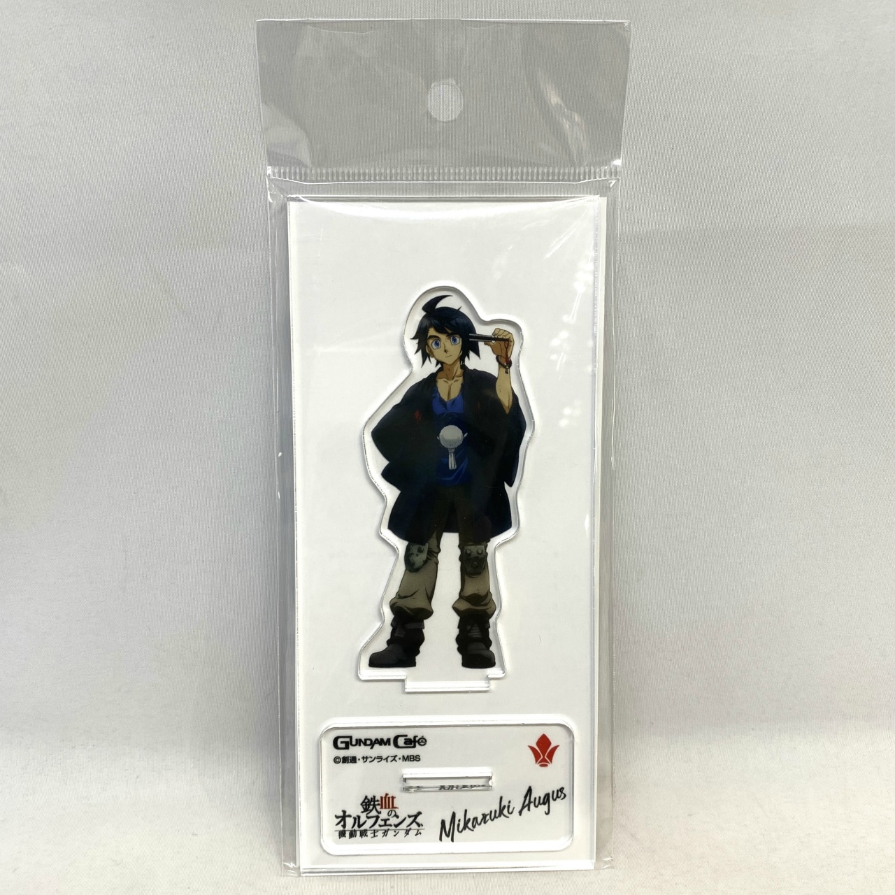 GUNDAM Cafe 機動戦士ガンダム 鉄血のオルフェンズ MODEL SHEET AS 三日月・オーガス アクリルスタンド