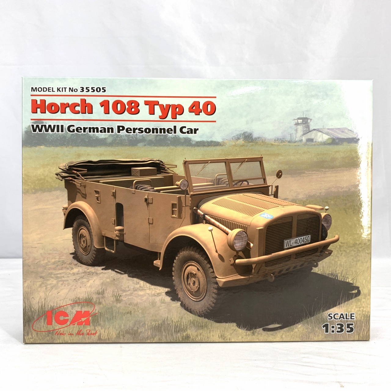 ICM 1/35 WWII ドイツ 重統制型軍用車 Typ40 ホルヒ108 後期型