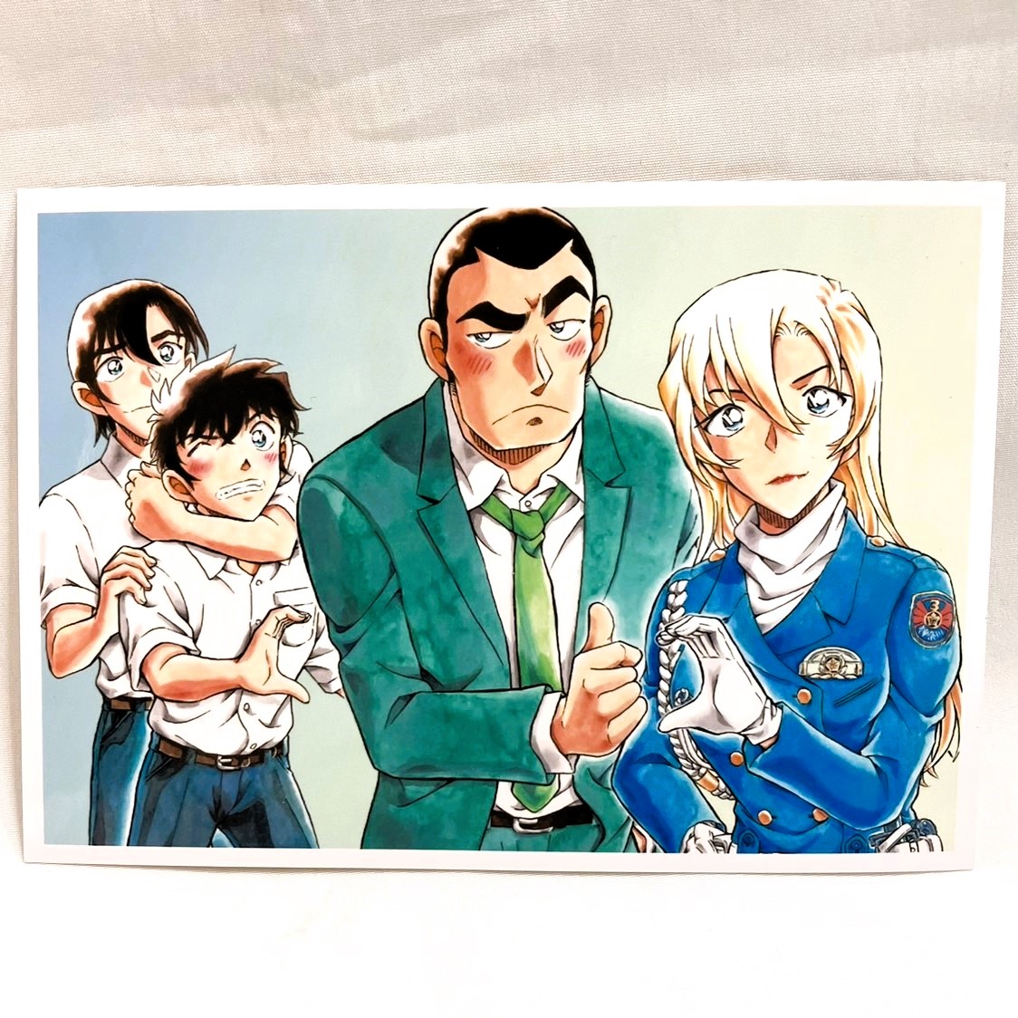 名探偵コナン シールくじびき FILE.5 探偵たちの捜査ファイル あたり!ブロマイド 萩原千速&横溝重悟&松田陣平&萩原研二