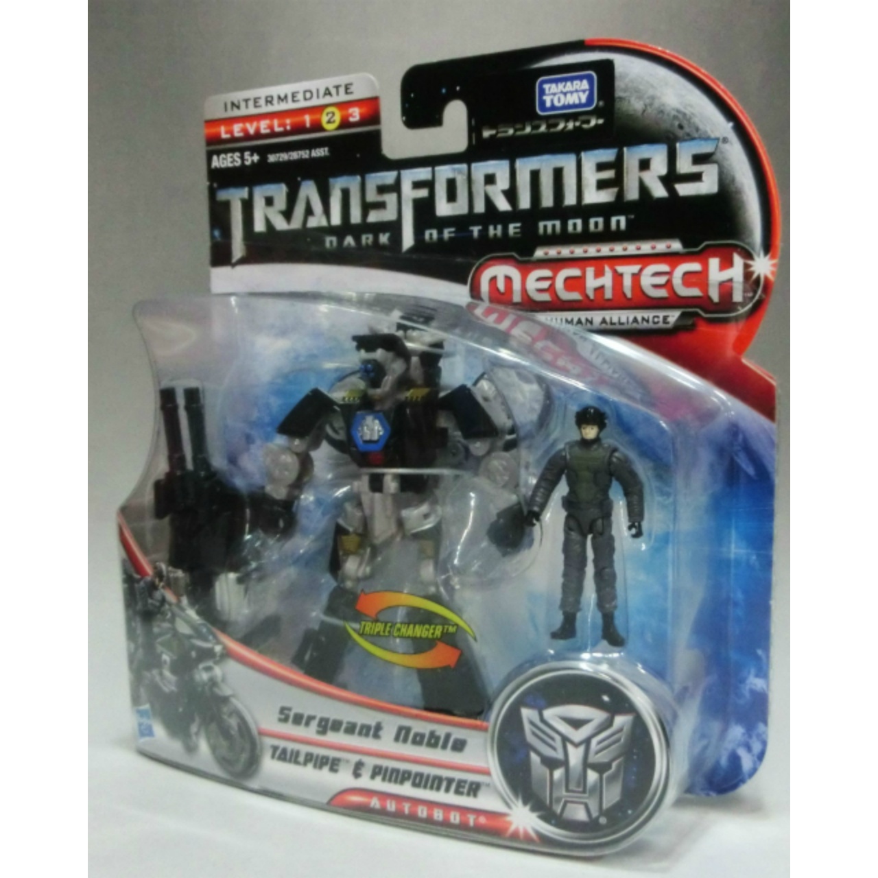 トランスフォーマームービーDOM DA-25 テールパイプ,オートボットピンポインター&ノーブル軍曹