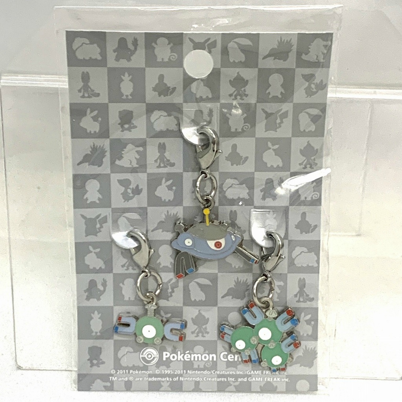 ポケットモンスター 全国ずかんメタルチャーム 081.コイル&082.レアコイル&462.ジバコイル