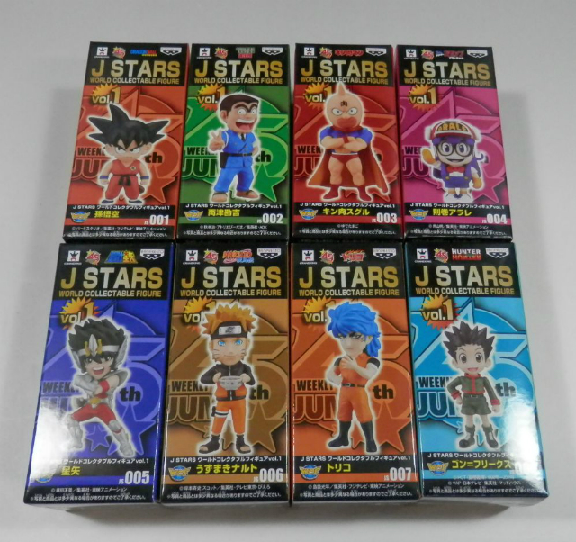 J STARS ワールドコレクタブルフィギュアvol.1 8種セット