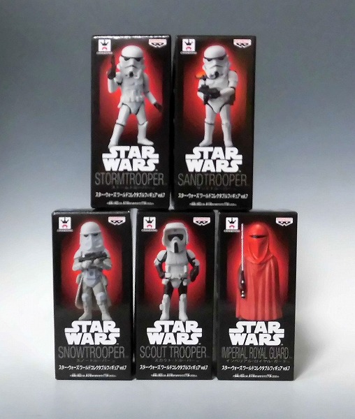 スターウォーズ ワールドコレクタブルフィギュアvol.7 5種セット