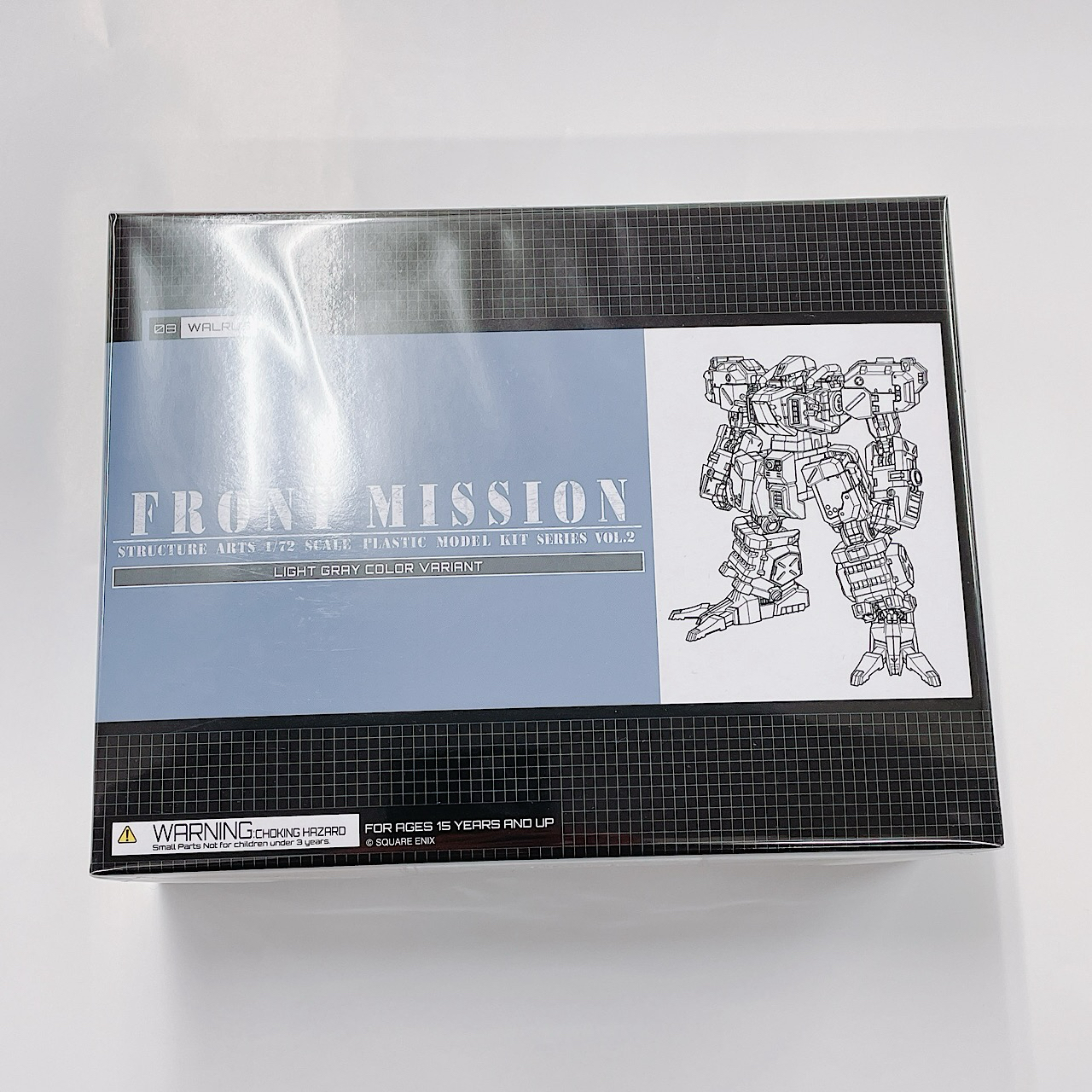 Square Enix 1/72 Front Mission Structure Arts 2 Wallas Light Gray Ver.