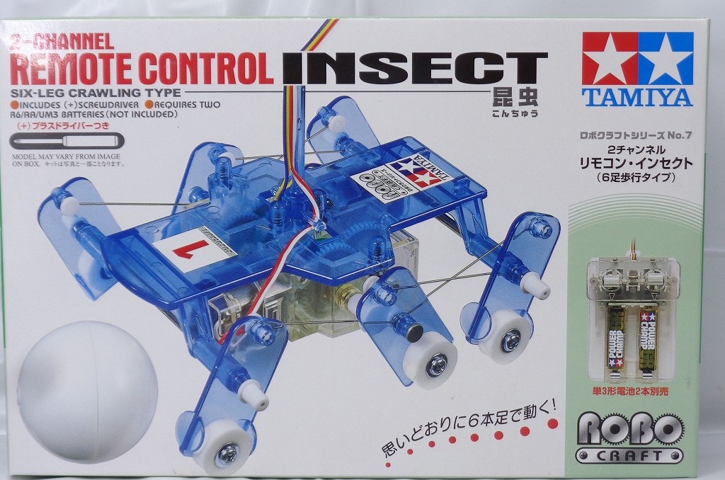 RoboCraft Series No.7 2ch Remote Control Insect (6-legged Walking Type) 71107