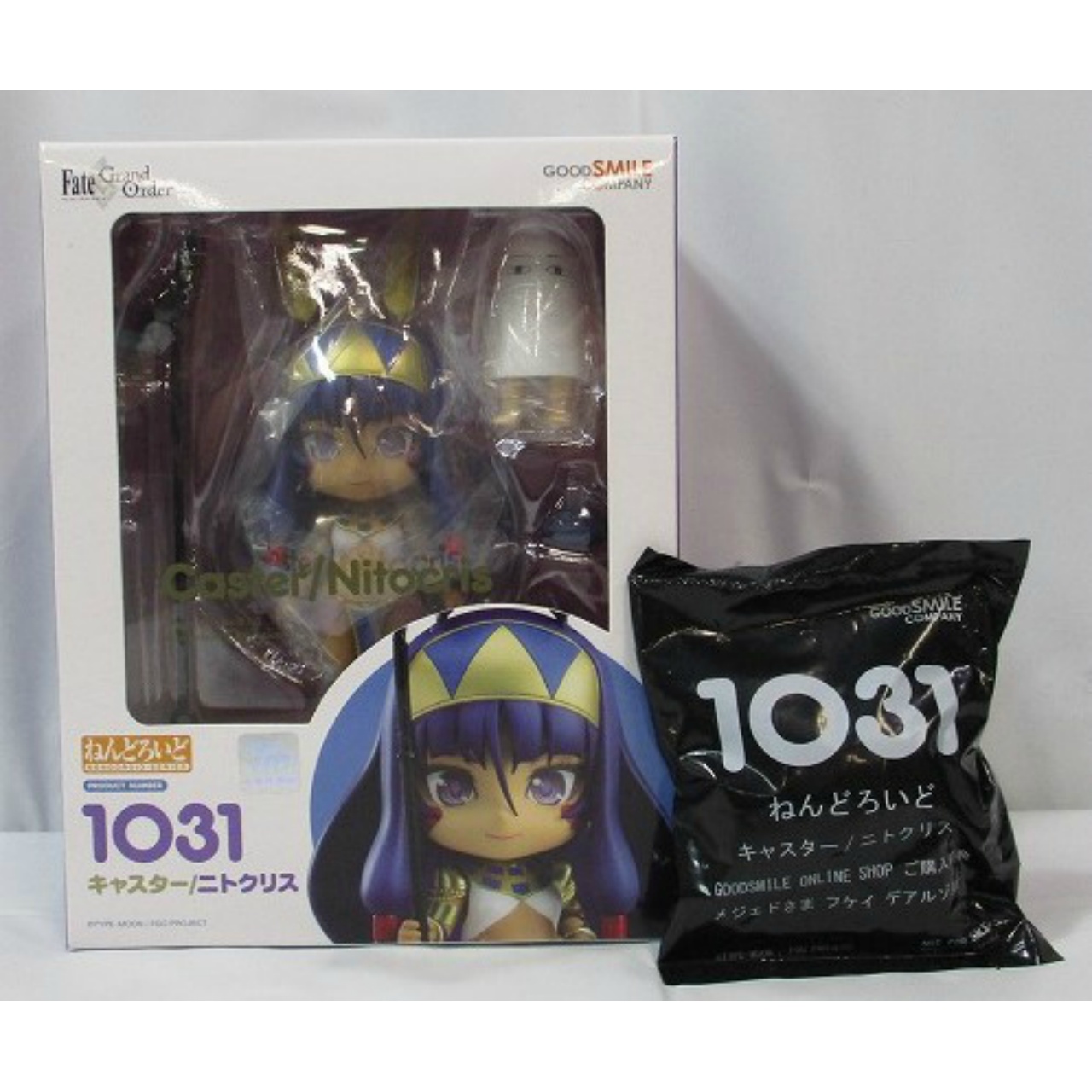 Nendoroid No.1031 Caster/Nitocris Goodsmile Online Shop Purchase Bonus Item with Medjed: Angered Ver.