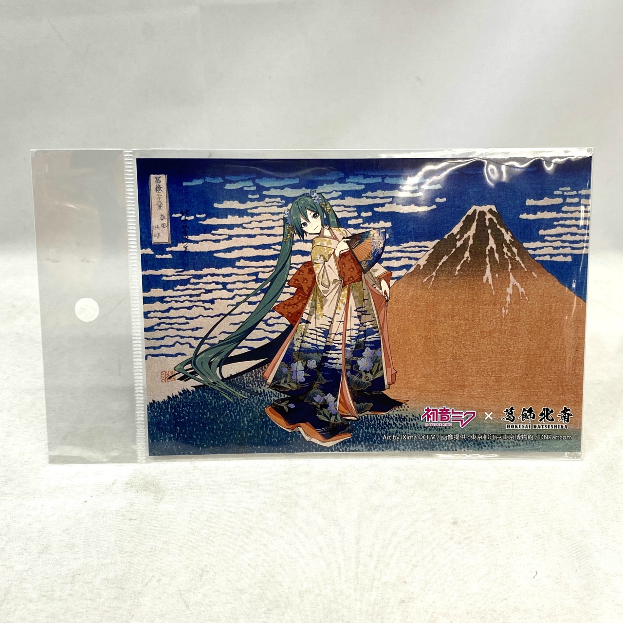 Presence 初音ミク×葛飾北斎 iXima ポストカード 凱風快晴