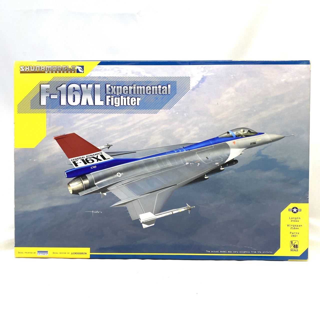 スカンクモデル 1/48 F-16XL試作戦術戦闘機