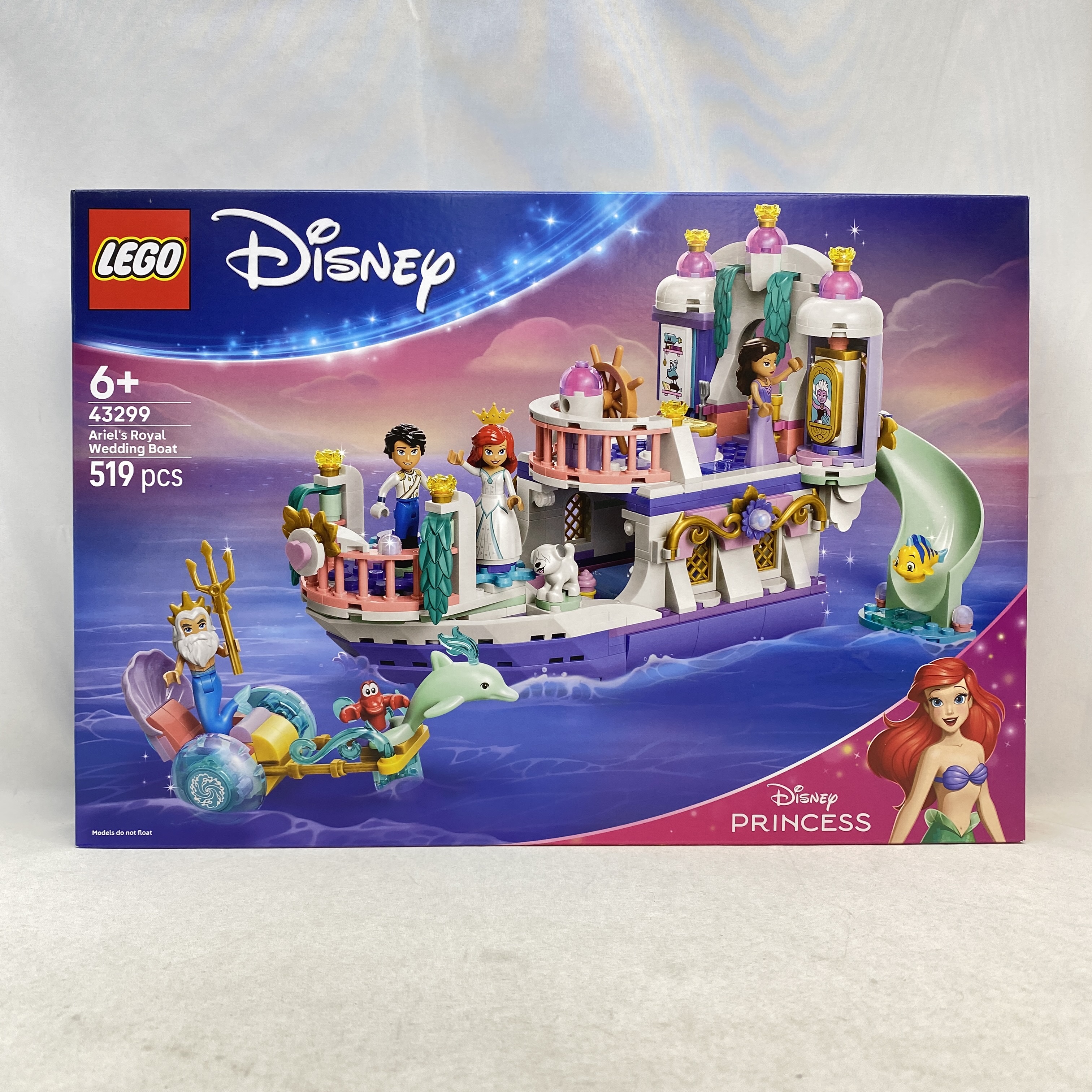 LEGO ディズニー アリエルのロイヤルウェディングボート 43299