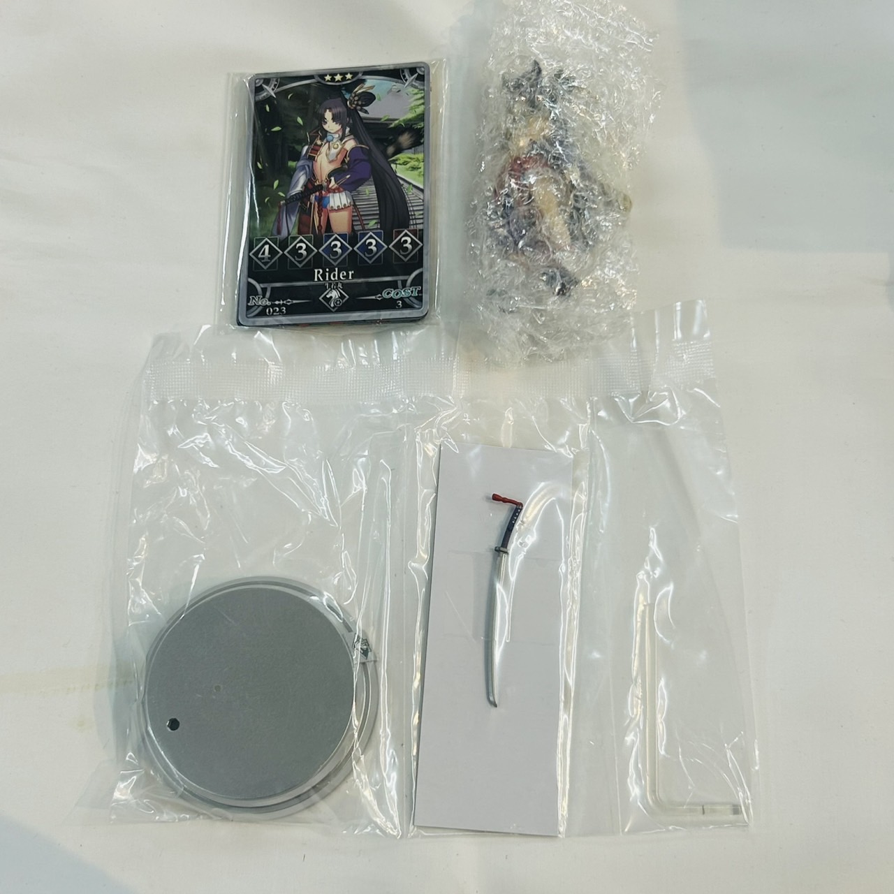 Fate/Grand Order Duel -collection figure- 第4弾 No.023 ライダー/牛若丸