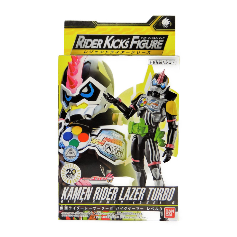 バンダイ RIDER KICK’S FIGURE レジェンドライダーシリーズ 仮面ライダーレーザーターボ バイクゲーマー レベル0