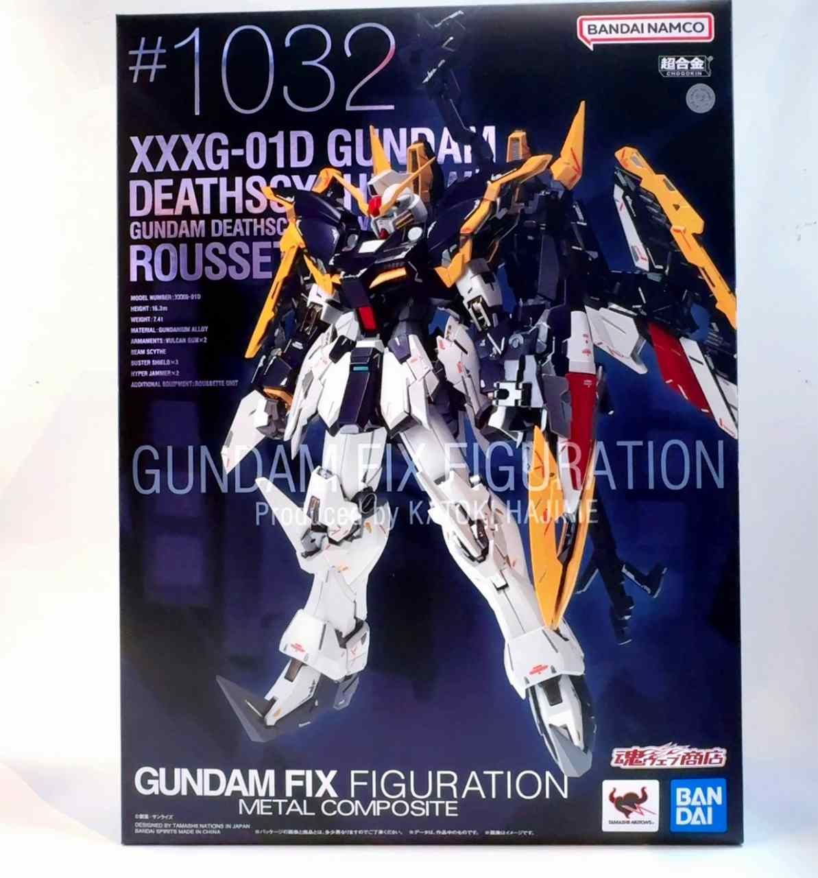 GUNDAM FIX FIGURATION METAL COMPOSITE ガンダムデスサイズ EW版 ルーセット装備