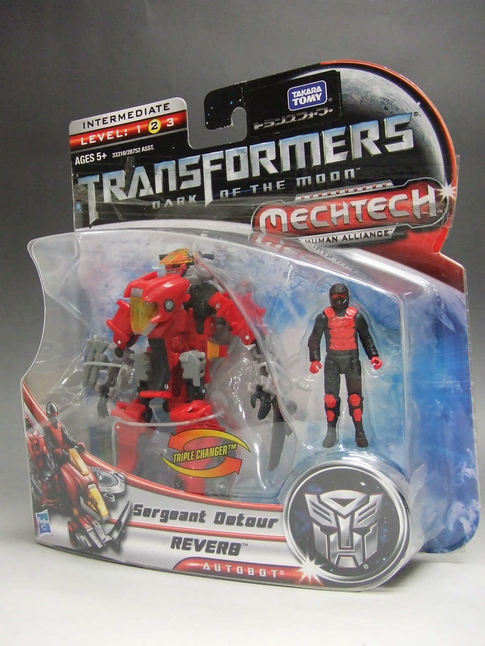 Transformers Movie DOM DA-27 Reverb and Sergeant De Tour