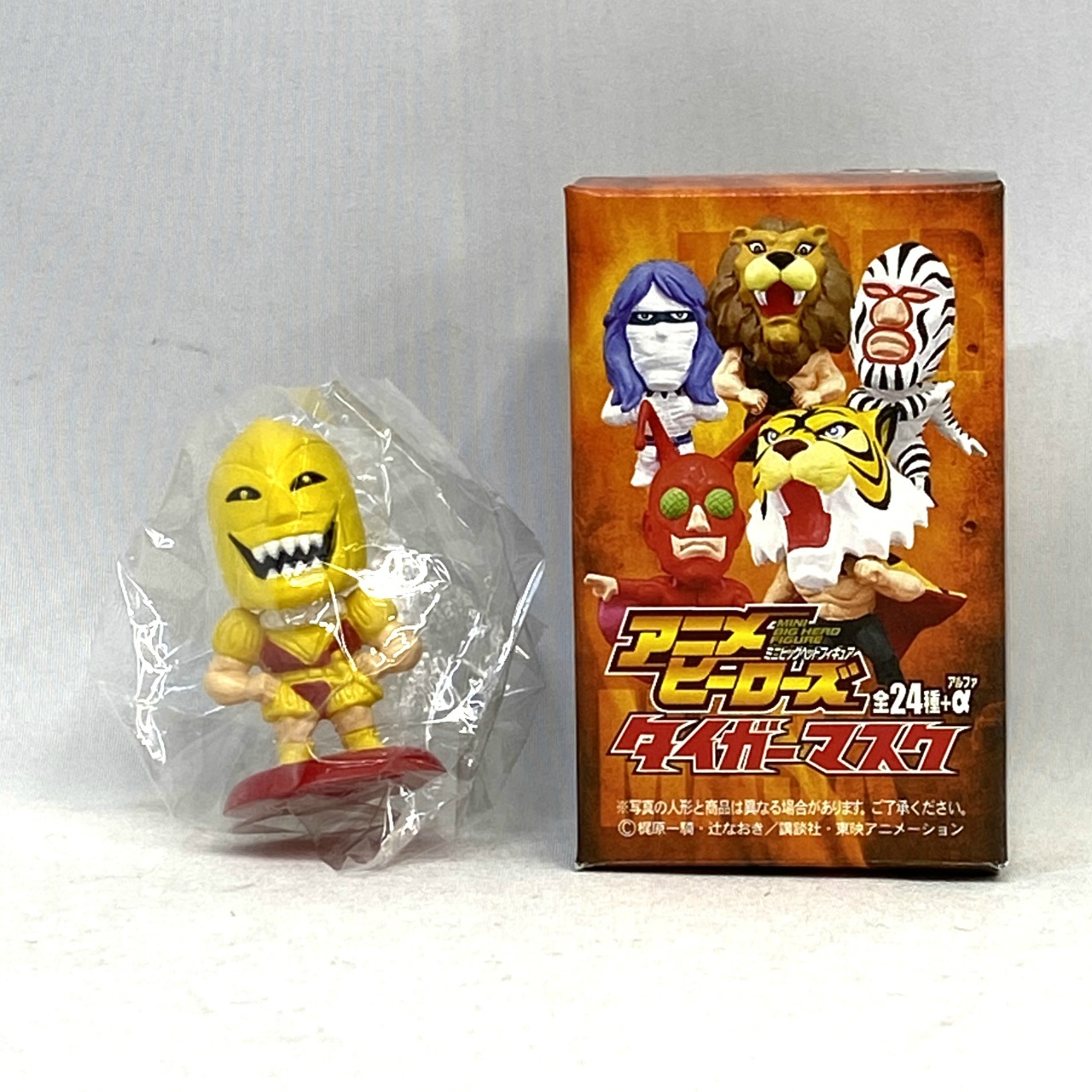 キャラクタープロダクト アニメヒーローズ ミニビッグヘッドフィギュア タイガーマスク ザ・ゴールデンマスク