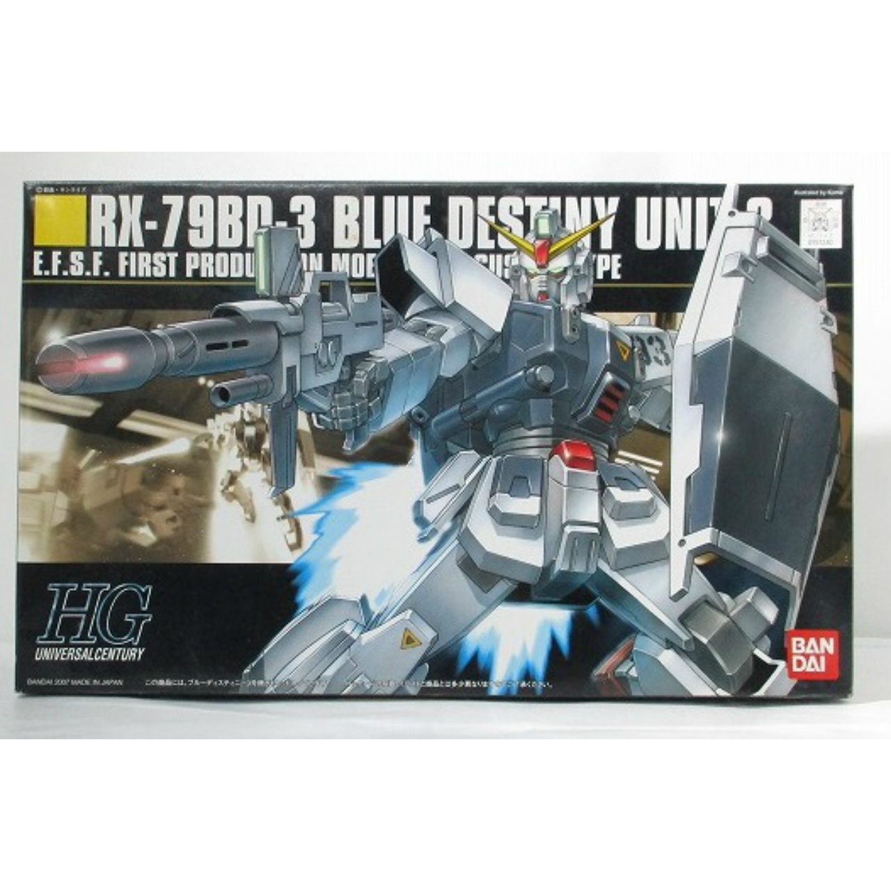 HGUC 082 1/144 082 RX-79BD-3 Blue Destiny 3Go