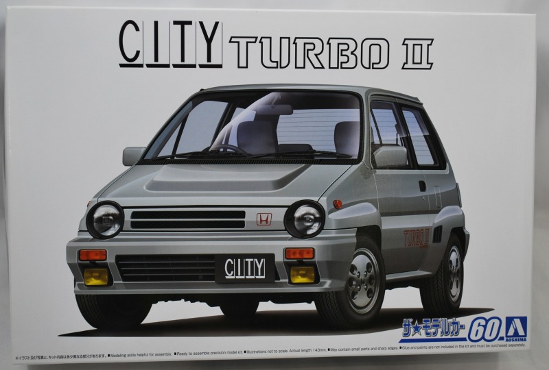 アオシマ 1/24 ザ・モデルカーシリーズ No.60 ホンダ AA シティターボⅡ '85