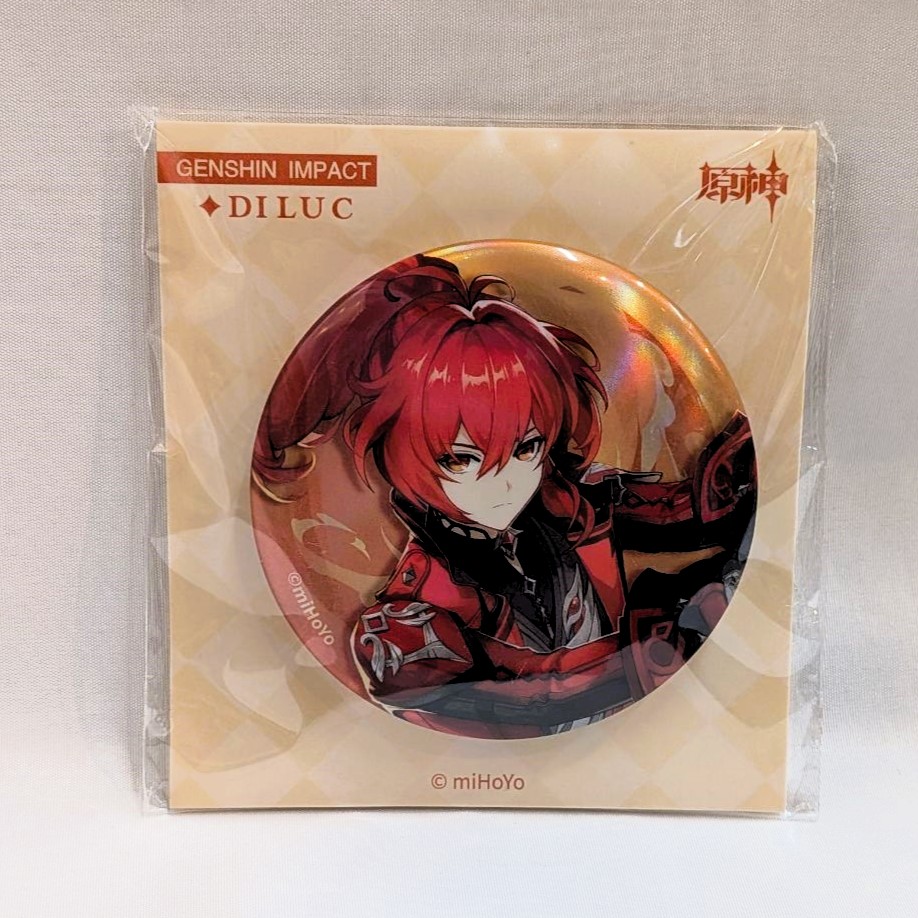 Genshin Impact Midsummer! Phantasm? Fantasia! Series Metal Badge - Crimson Night Diluc