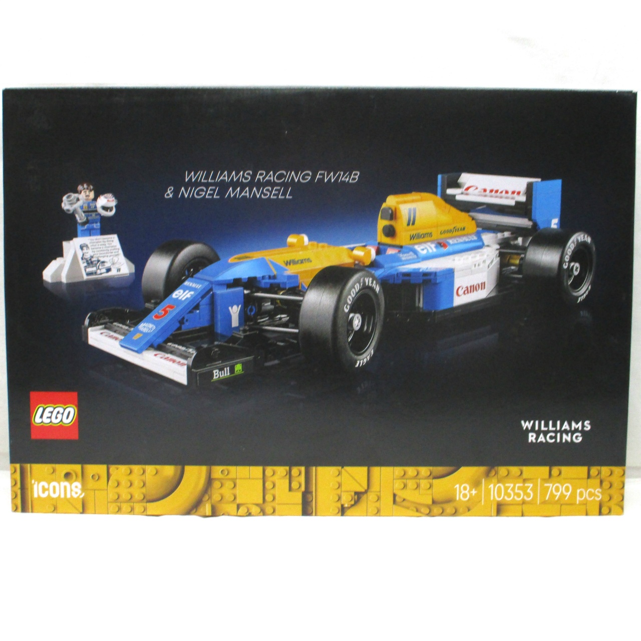 LEGO Icons Williams Racing FW14B & Nigel Mansell #10353