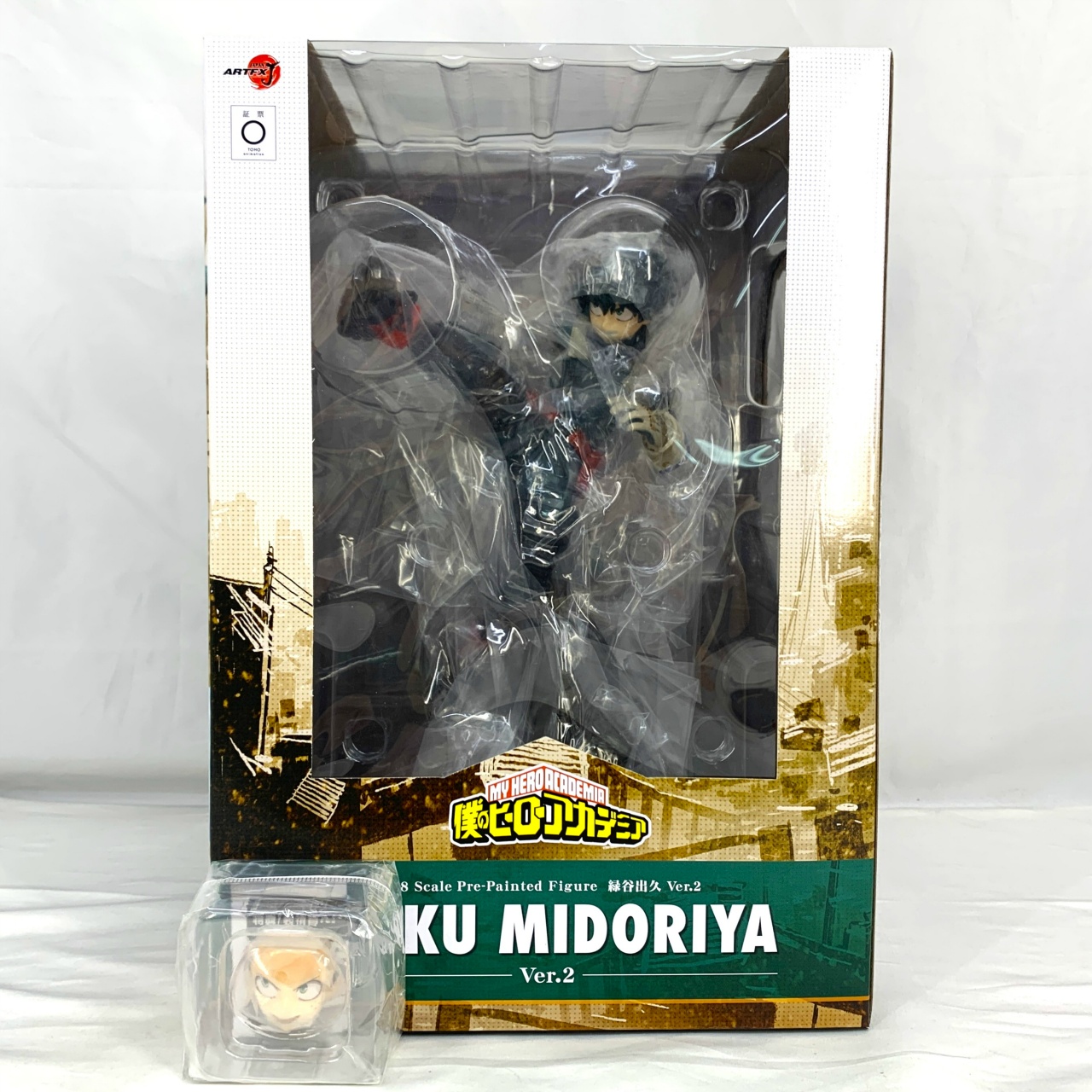 コトブキヤ ARTFX J 緑谷出久 Ver.2 1/8 完成品フィギュア『表情替えパーツ』付 (僕のヒーローアカデミア)