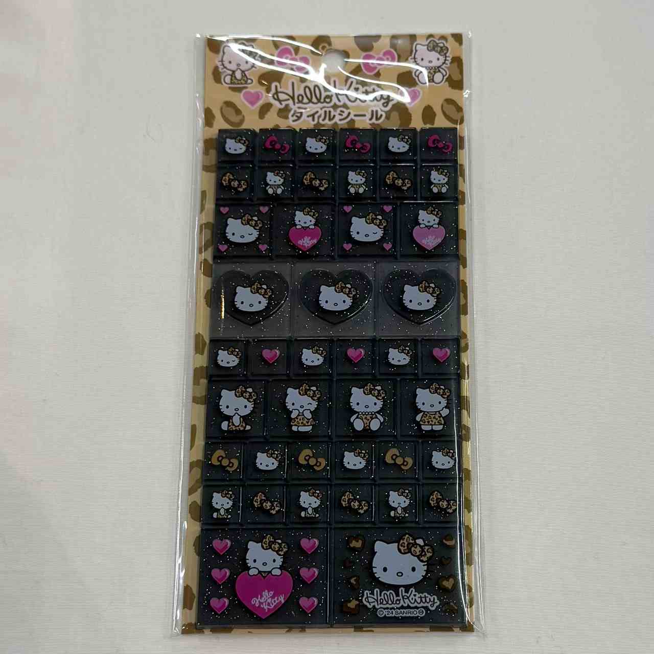 Hello Kitty 90s Tile Sticker Leopard