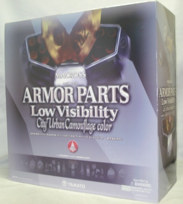 Yamato 1/48 Macross VF-1 Valkirye Armor Parts Low Visibility City Urban Camouflage Color