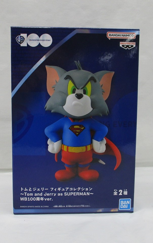 トムとジェリー フィギュアコレクション ～Tom and Jerry as SUPERMAN～WB100周年ver. A.トム