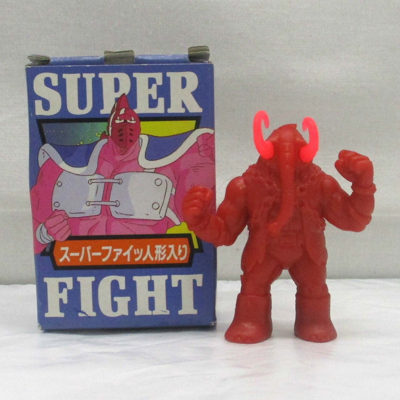 森永製菓 キン肉マンチョコスナック スーパーファイッ人形 マンモスマン (赤色)