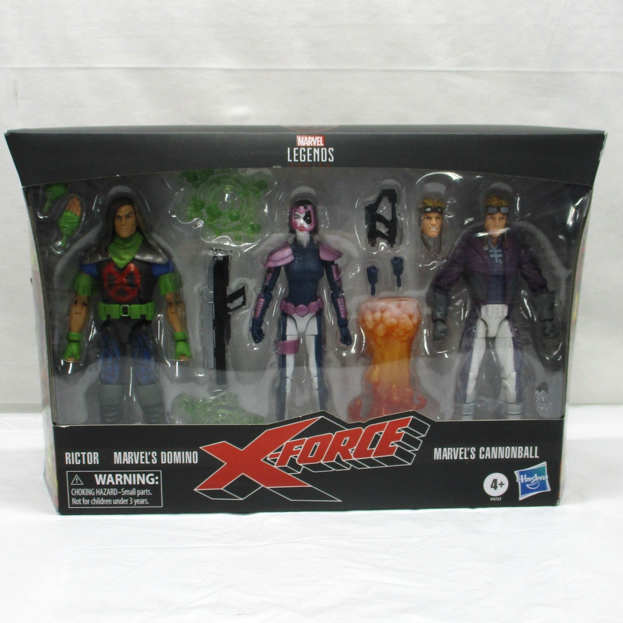 ハズブロ マーベルレジェンド X-Force リクター/ドミノ/キャノンボール 3パック 6インチアクションフィギュア