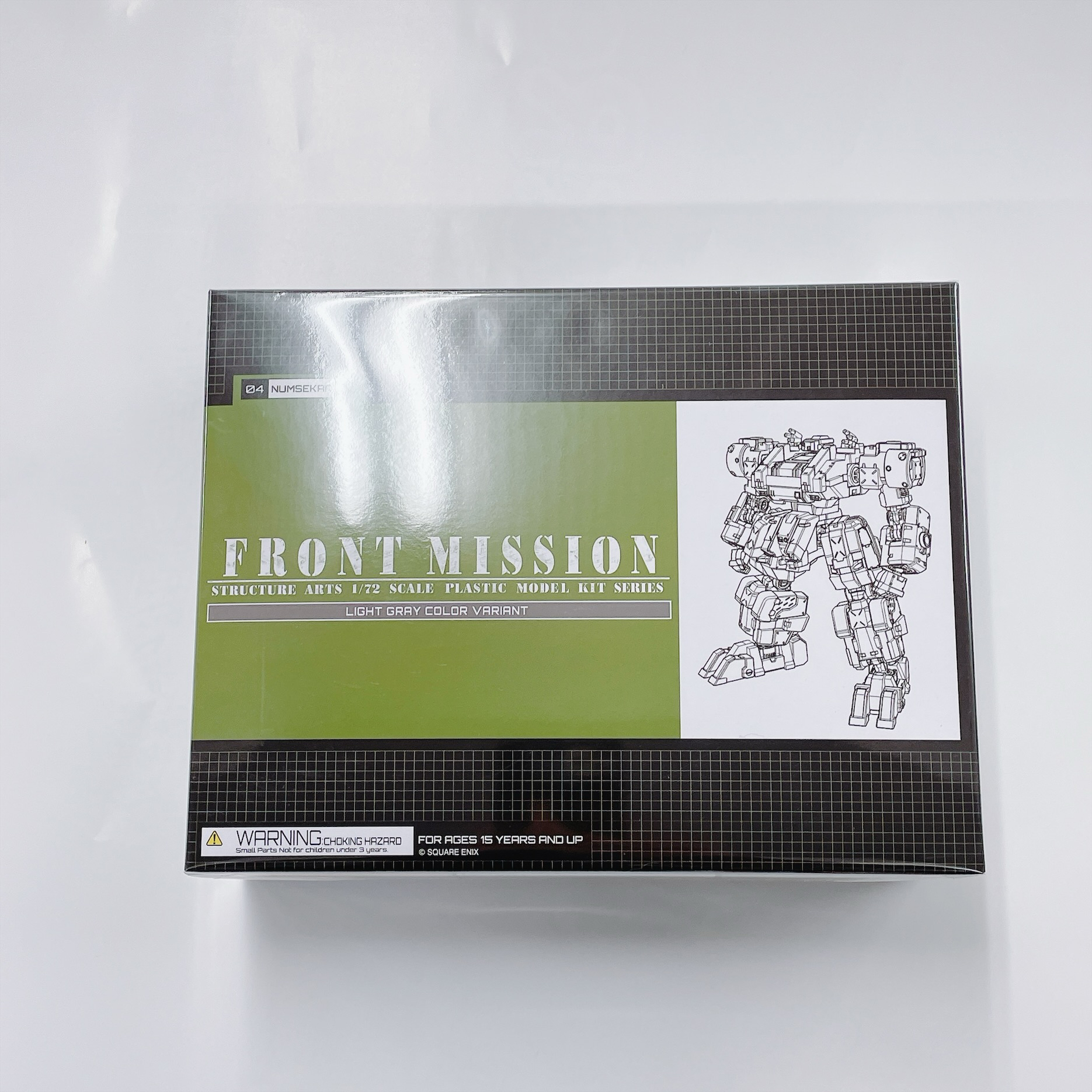 Square Enix 1/72 Front Mission Structure Arts Numskull Light Gray Ver.