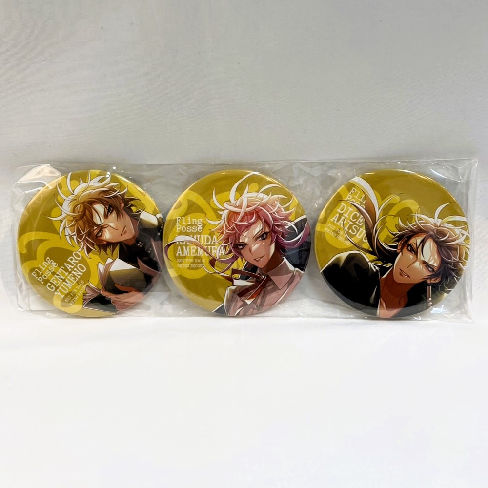 ヒプノシスマイク-Division Rap Battle- Fling Posse / .Fling Posse Fling Posse 丸缶バッジ3個セット