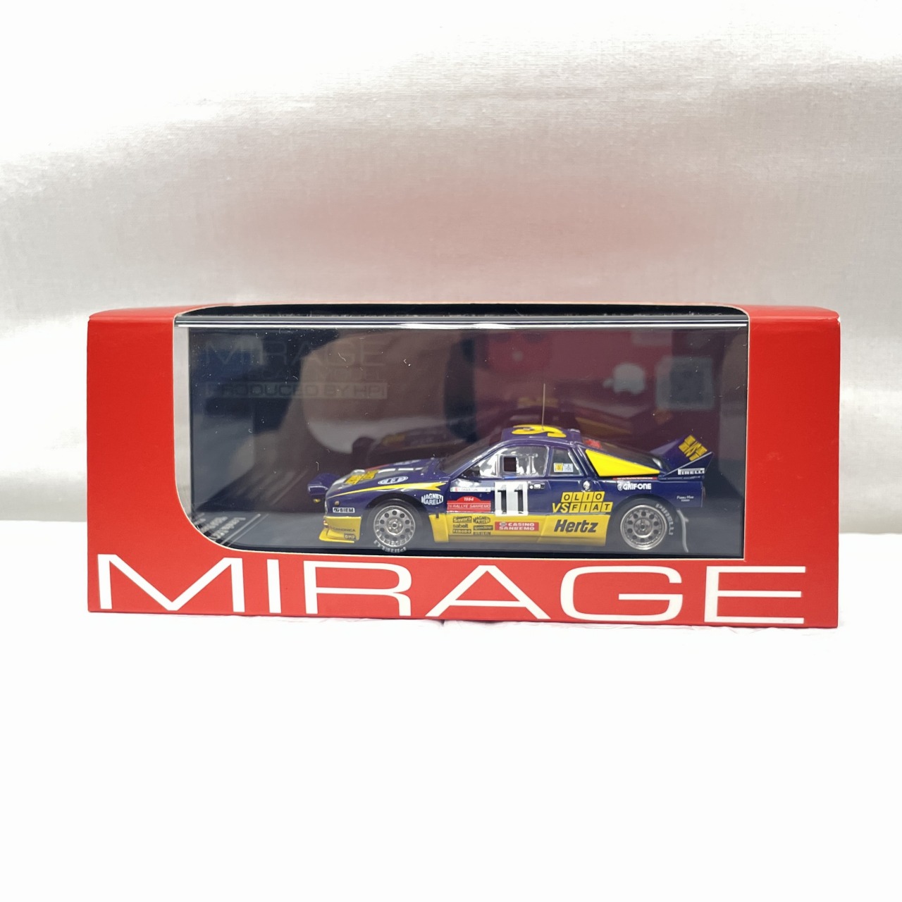 HPI 1/43 ランチア 037 ラリー #11 1984 サンレモ タバトン テデスキーニ