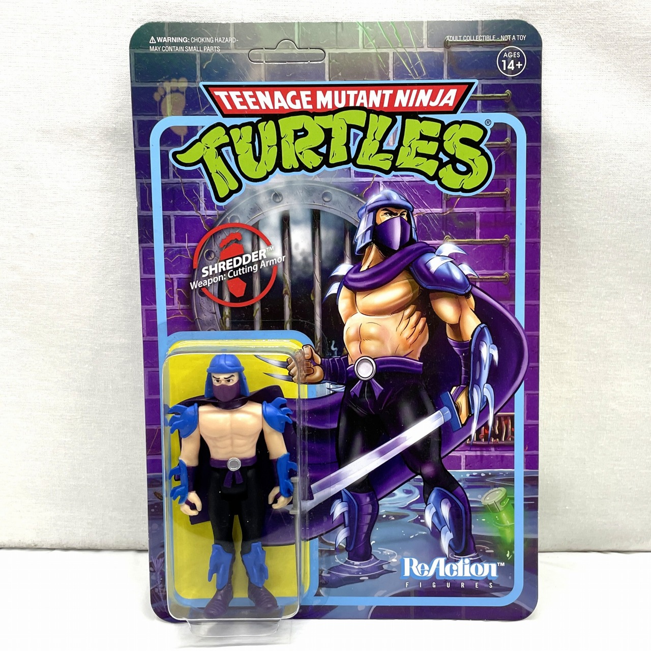 スーパー7 リ・アクション ティーンエイジ・ミュータント・ニンジャ・タートルズ TMNT シュレッダー