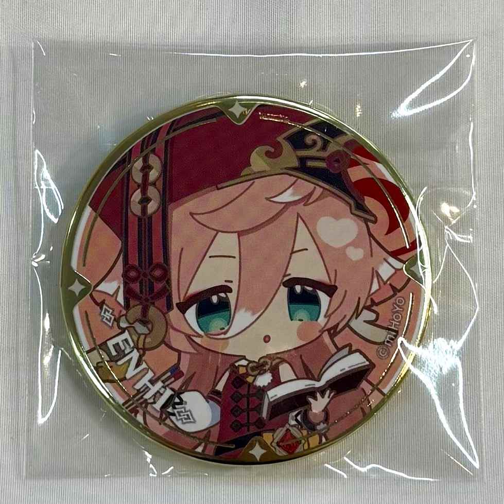 Genshin Impact x Sweets Paradise -Rock and Flower Festival- Chibi Character Trading badge Yanfei