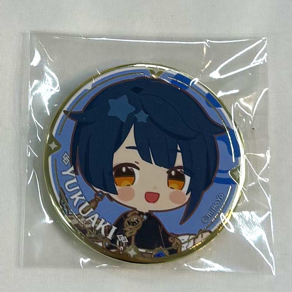 Genshin Impact x Sweets Paradise -Rock and Flower Festival- Chibi Character Trading badge Xingqiu