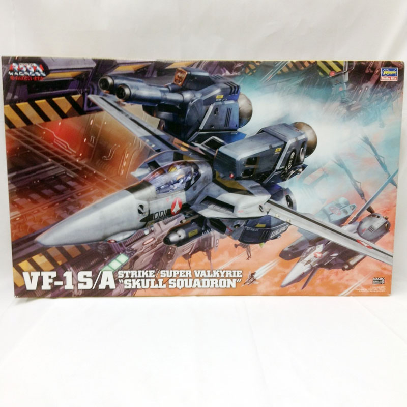 Hasegawa Plastic Model Macross 1/48 VF-1S/A Strike /Super Valkyrie Skull Squadron