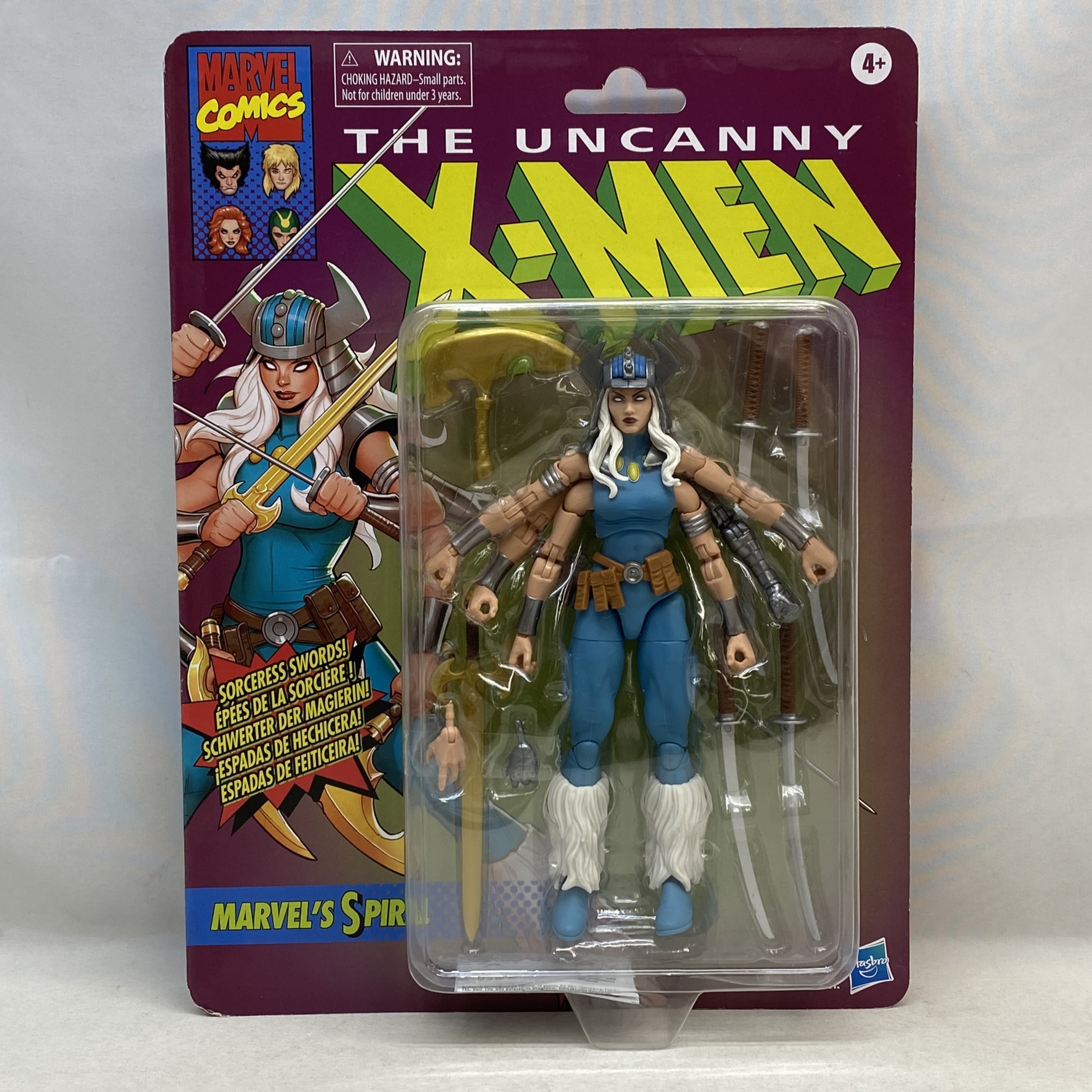 ハズブロ マーベルレジェンド X-MEN:レトロコレクション スパイラル 6インチアクションフィギュア