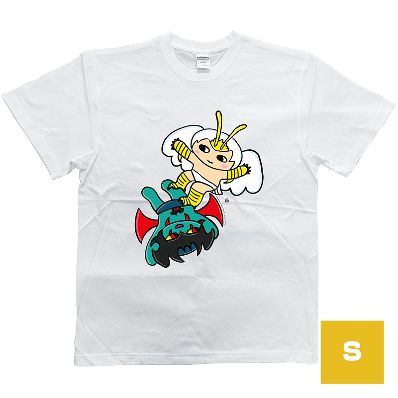 おふとん天国 デビルマン・シレーヌ Tシャツ (白) Sサイズ
