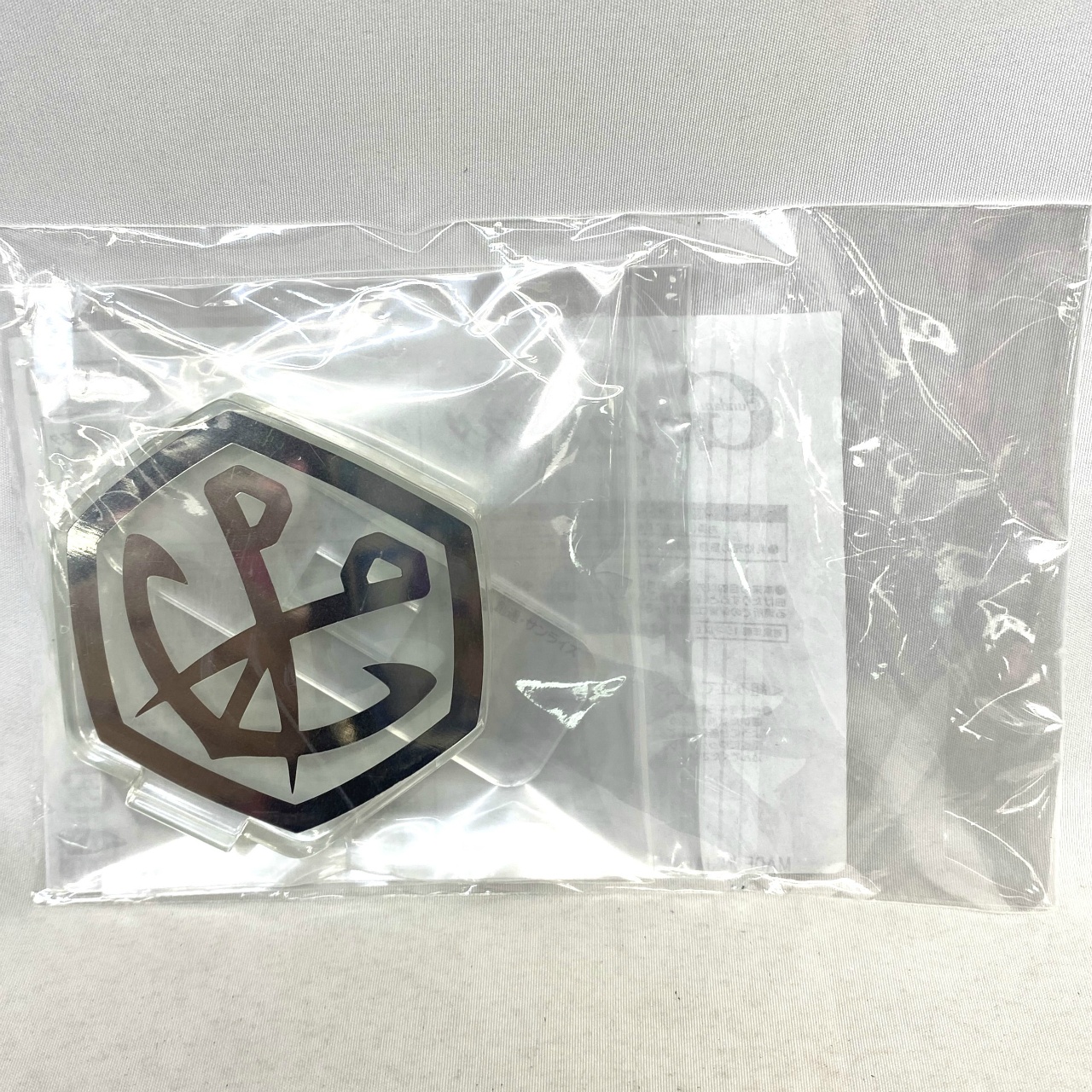Bandai Acrylic Logo Display EX – G-Reco Pirate Unit Mark Clear