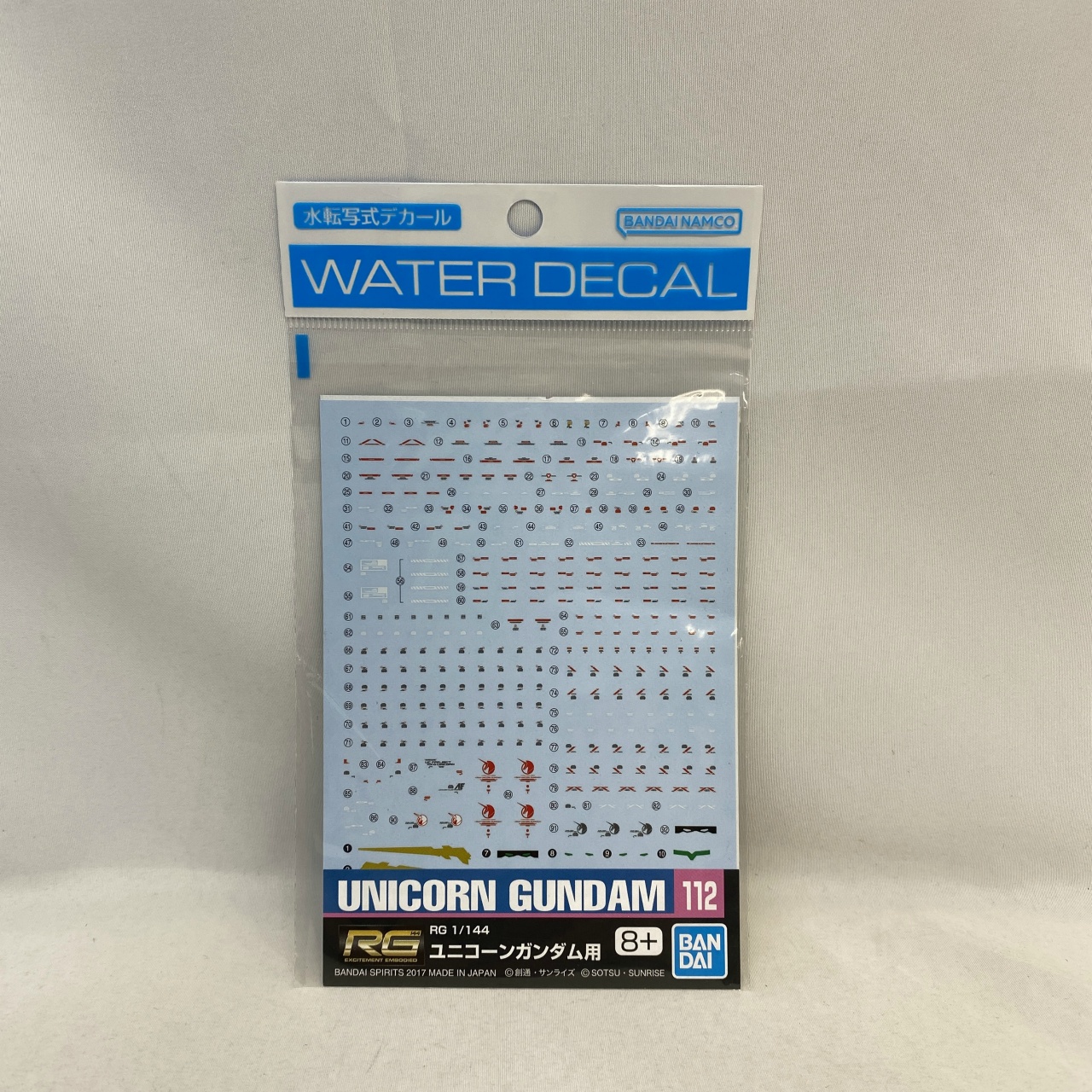 ガンダムデカール No.112 RG 1/144 ユニコーンガンダム用