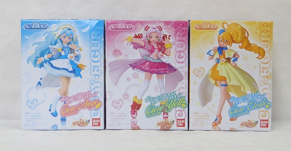 バンダイ HUGっと!プリキュア キューティーフィギュア 全3種セット