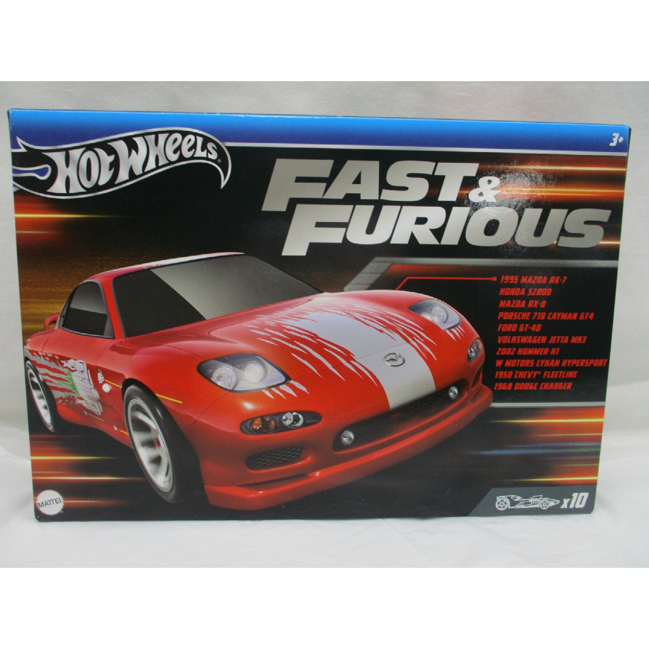 マテル ホットウィール ワイルド・スピード Fast&Furious 10カーパック HVX27