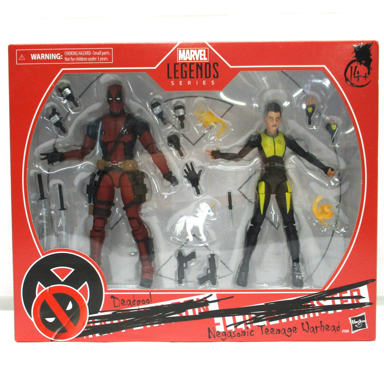 ハズブロ マーベルレジェンド デッドプール&ネガソニック ファン限定 2パック 6インチアクションフィギュア