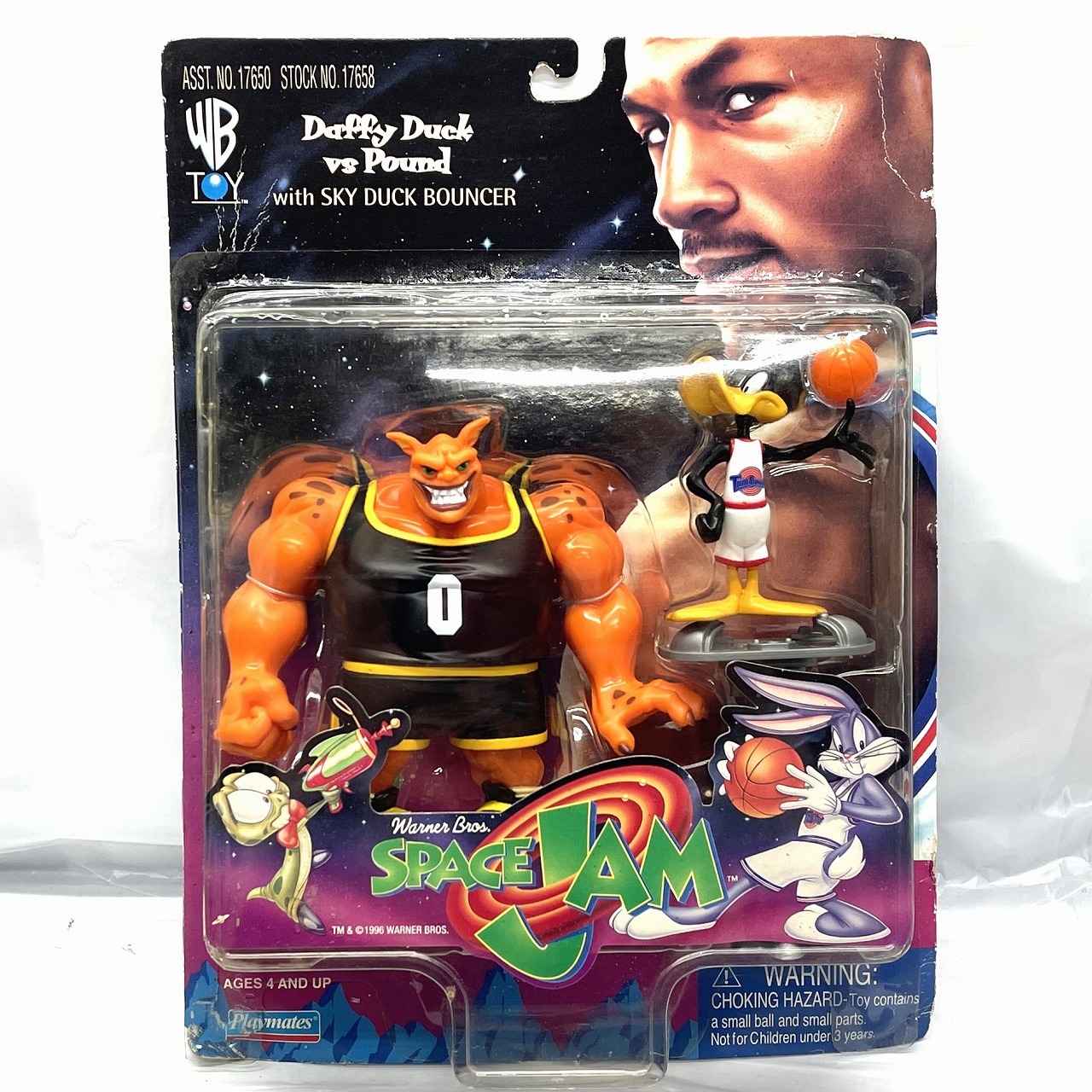 Playmates Space Jam Daffy Duck vs Pound