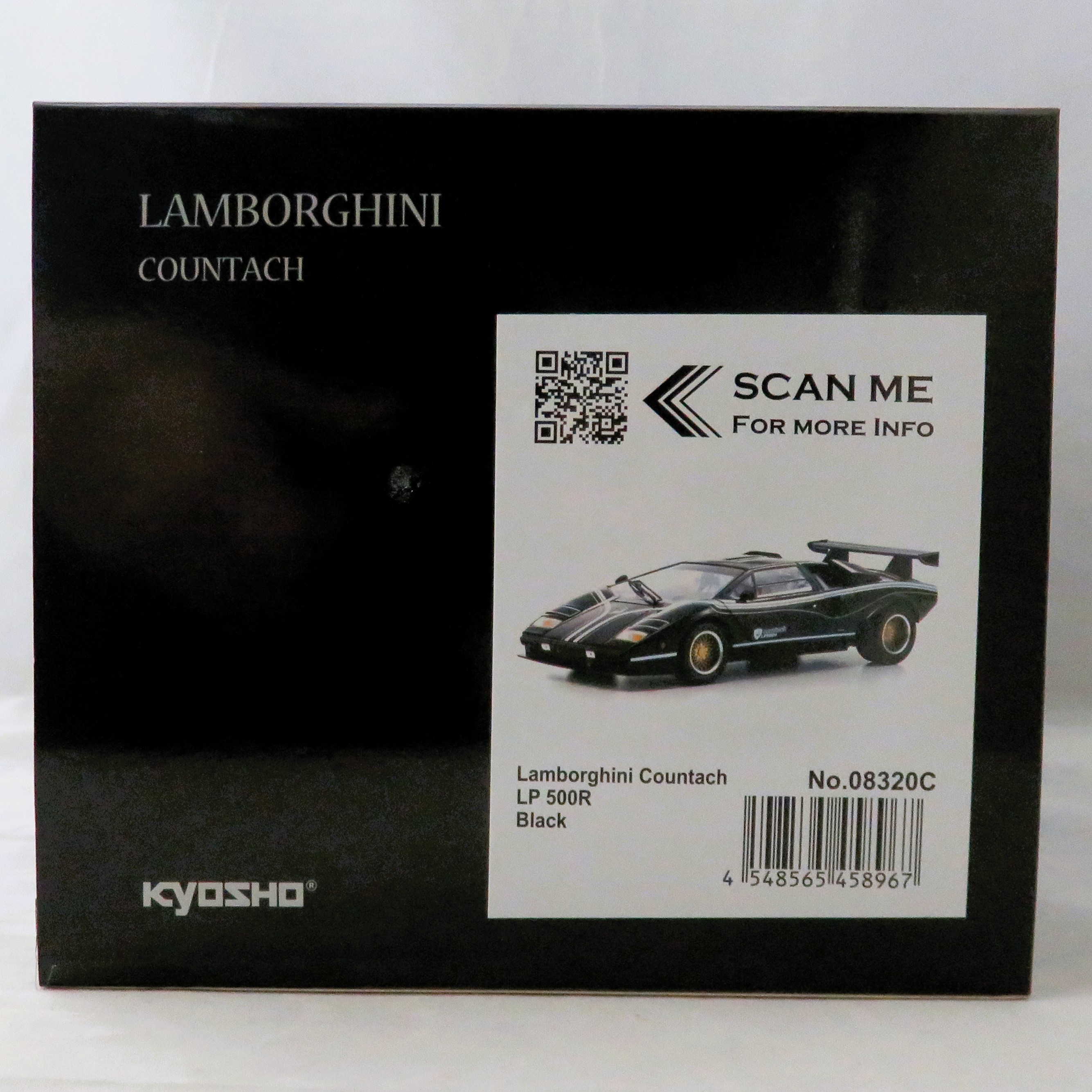 京商 1/18 ランボルギーニ カウンタック LP500R (ブラック)