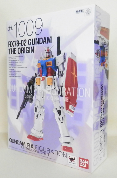 METAL COMPOSITE #1009 RX-78-2 Gundam THE ORIGIN [Re: Package]