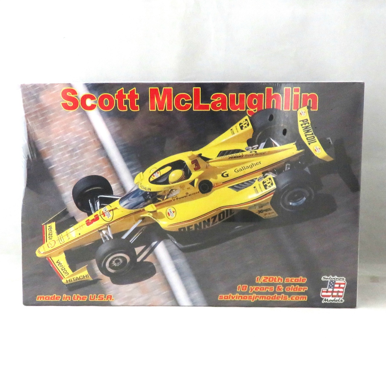 サルビノスジェイアールモデル 1/20 インディカー チーム・ペンスキー スコット・マクラフリン 2023 インディ500