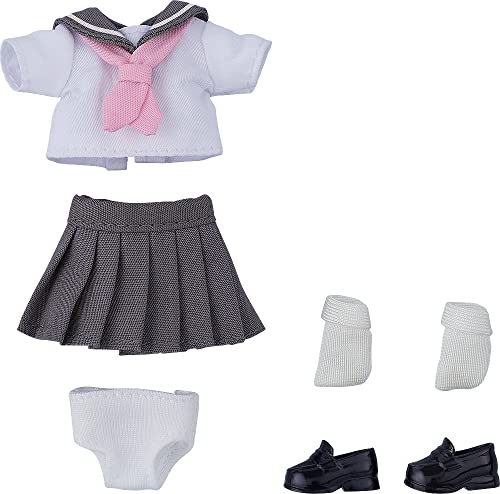 Nendoroid Doll Outfit Set: Short-Sleeved Sailor Outfit (Navy/Gray)